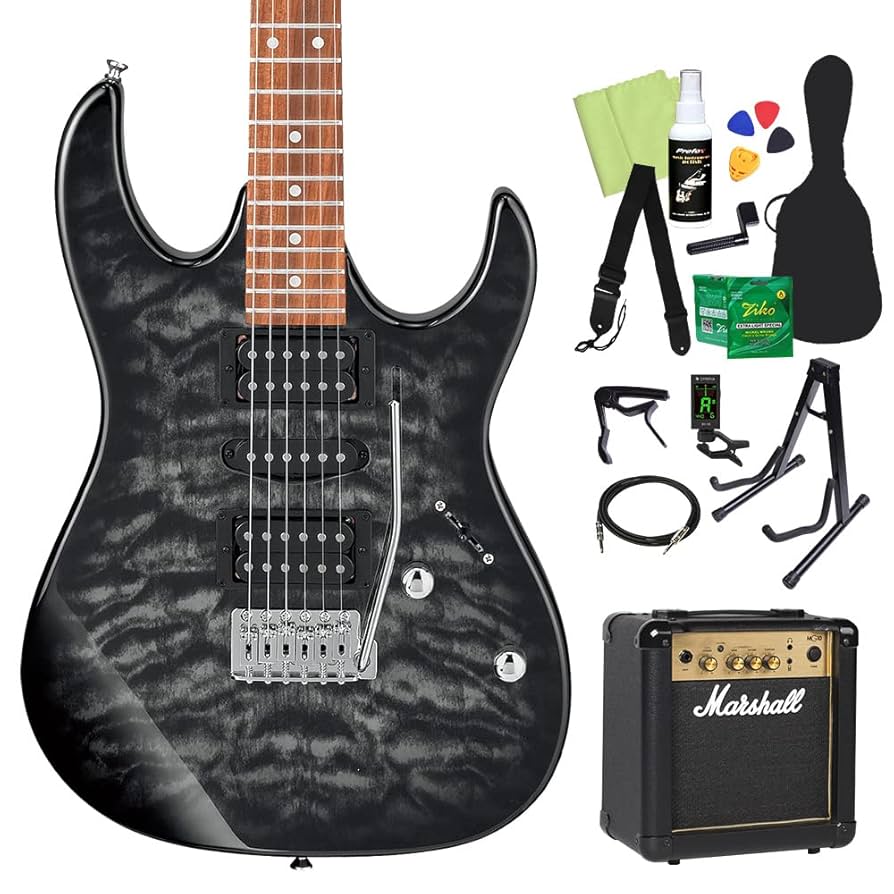 Amazon | Gio Ibanez GRX70QA エレキギター初心者14点セット